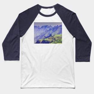 Beautiful mountain view landscape-amazing picture Baseball T-Shirt